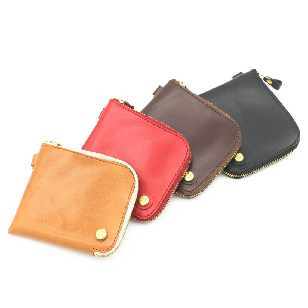オイルレザーのミニ財布「COOPER」